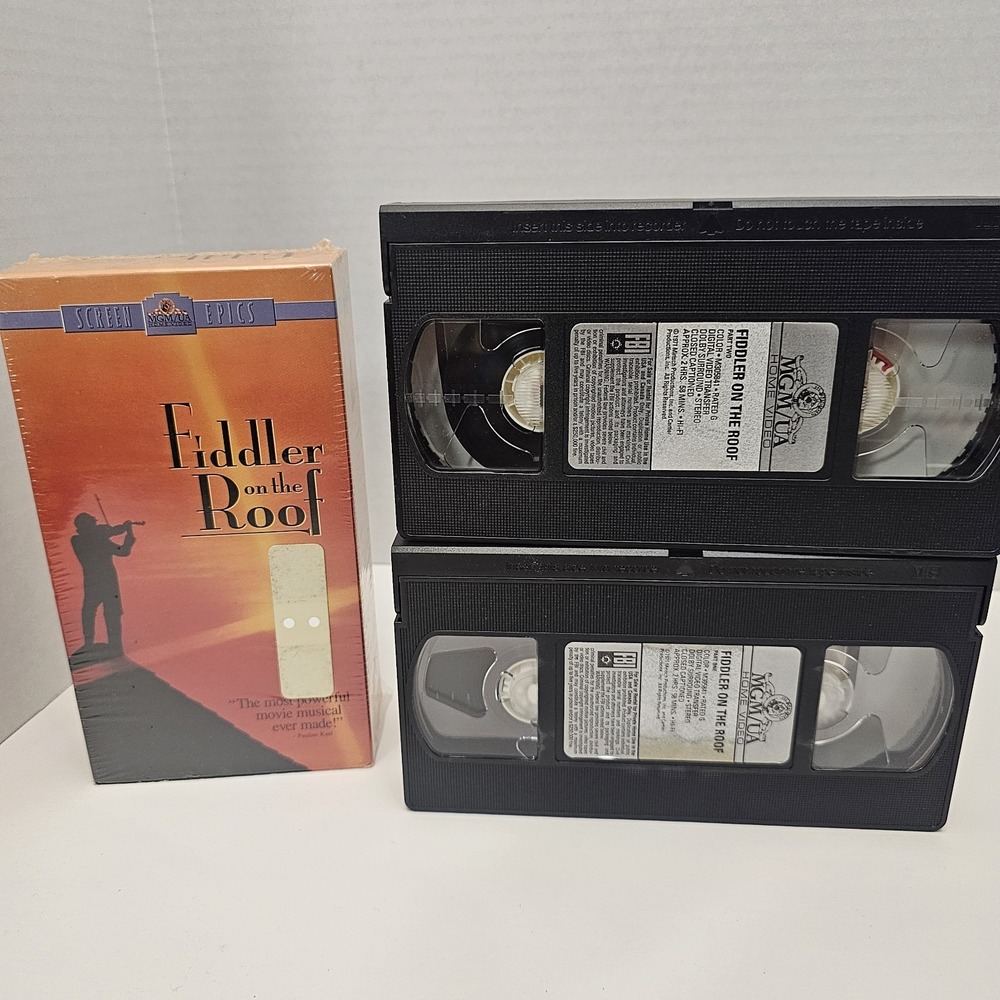 Fiddler‎ on the Roof (VHS, 1996, 2-Tape Set, Screen Epics)